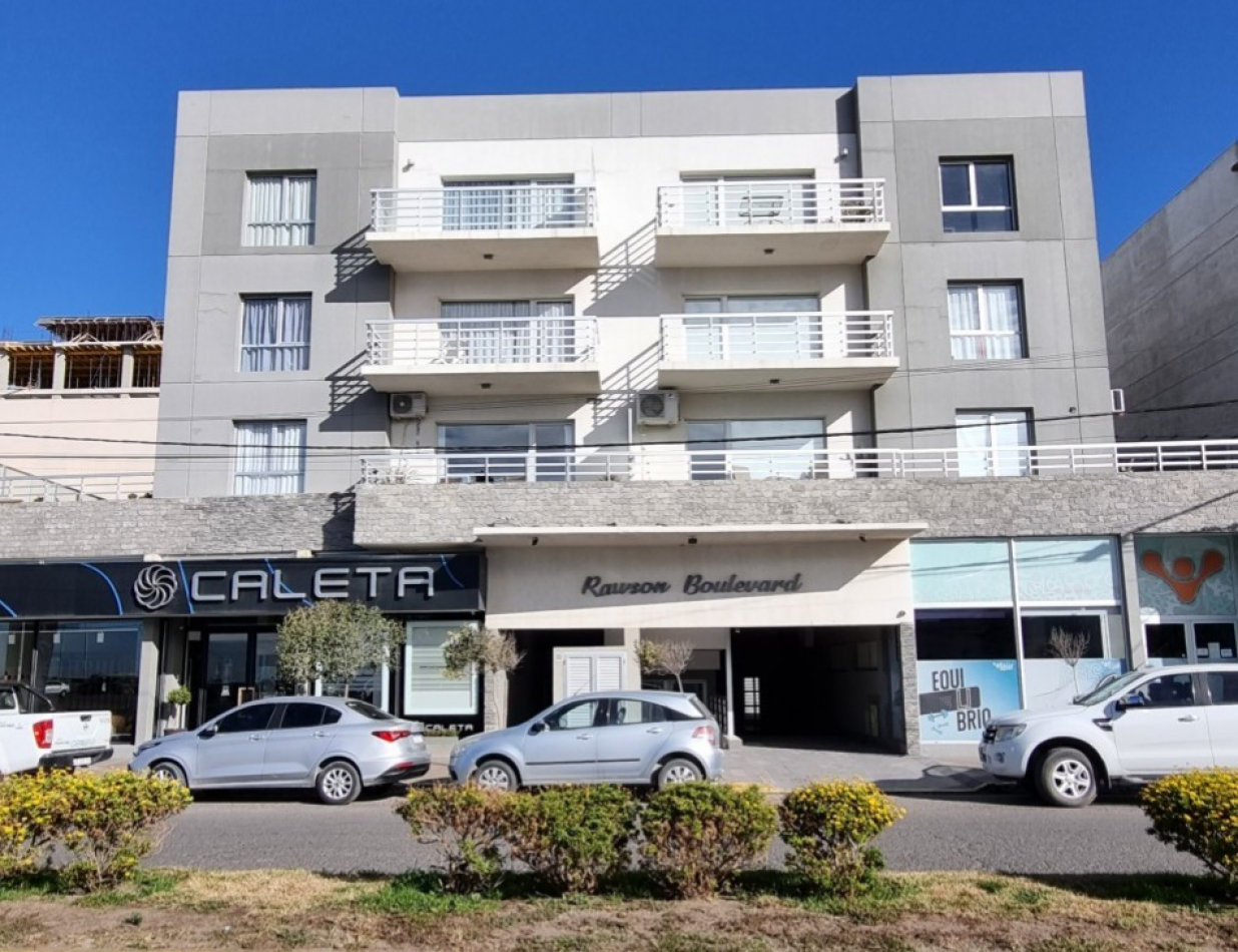 DEPTO FRENTE AL MAR DE 1 DORMITORIO CON COCHERA AMOBLADO