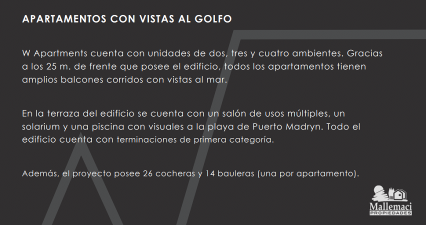 VENTA AL POZO - FRENTE AL MAR, EXCLUSIVAS UNIDADES DE 2 Y 3 AMBIENTES 