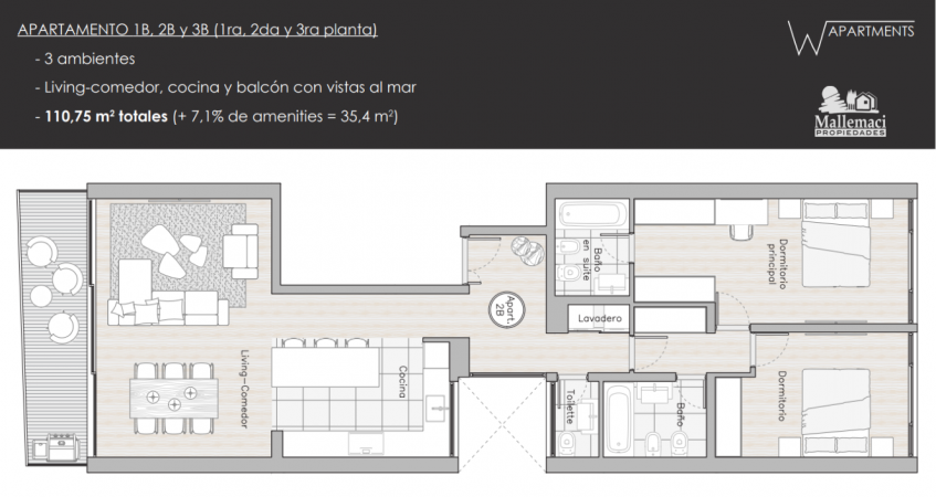 VENTA AL POZO - FRENTE AL MAR, EXCLUSIVAS UNIDADES DE 2 Y 3 AMBIENTES 