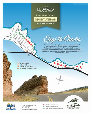 CHACRAS CON COSTA DE RIO EN LOS ALTARES