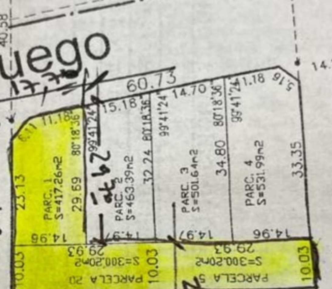 1017 M² EN 3 TERRENOS JUNTOS SOBRE AV. TIERRA DEL FUEGO