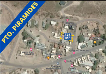 Terreno en PUERTO PIRAMIDES 375 M² CON SERVICIOS